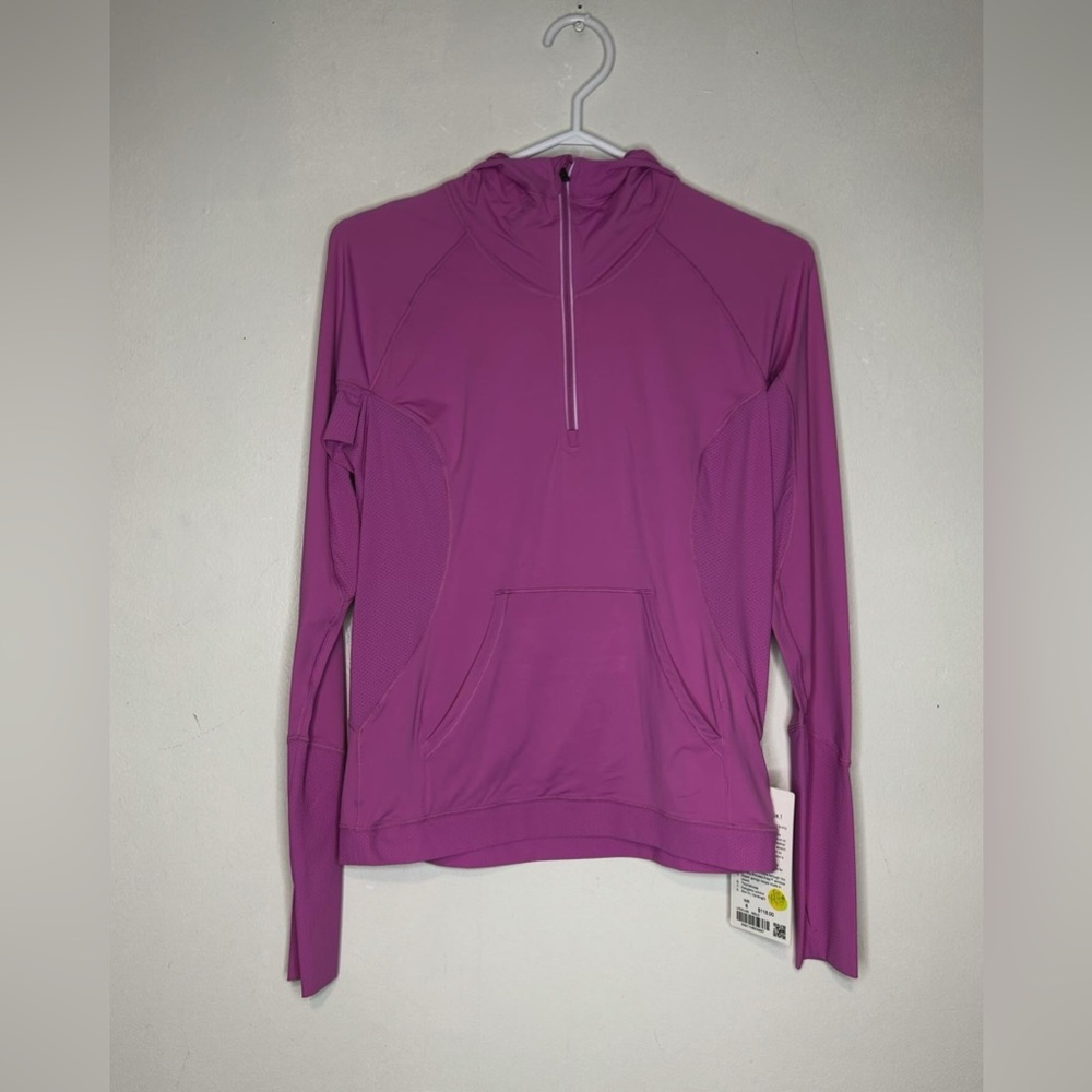 BRAND NEW - HOODED - LULULEMON - slick performance one- 2 ZIP HOOD - Picture 4 of 4